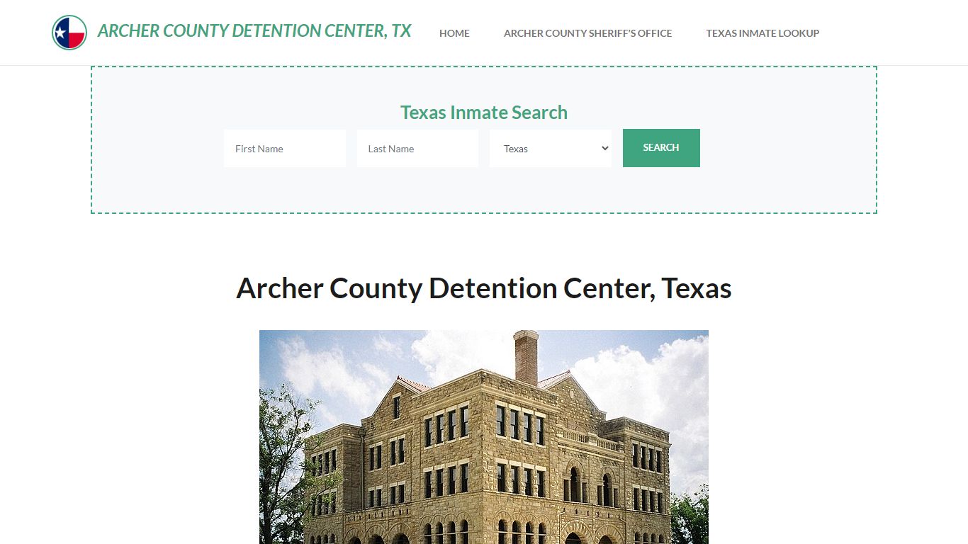 Archer County Detention Center, TX Inmate Roster, Offender Search